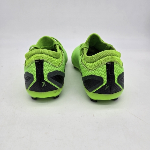 Adidas Shoe 2.5 Youth X Speedportal.3 FG Soccer Cleats GW8500 Solar Green Black - Picture 6 of 9